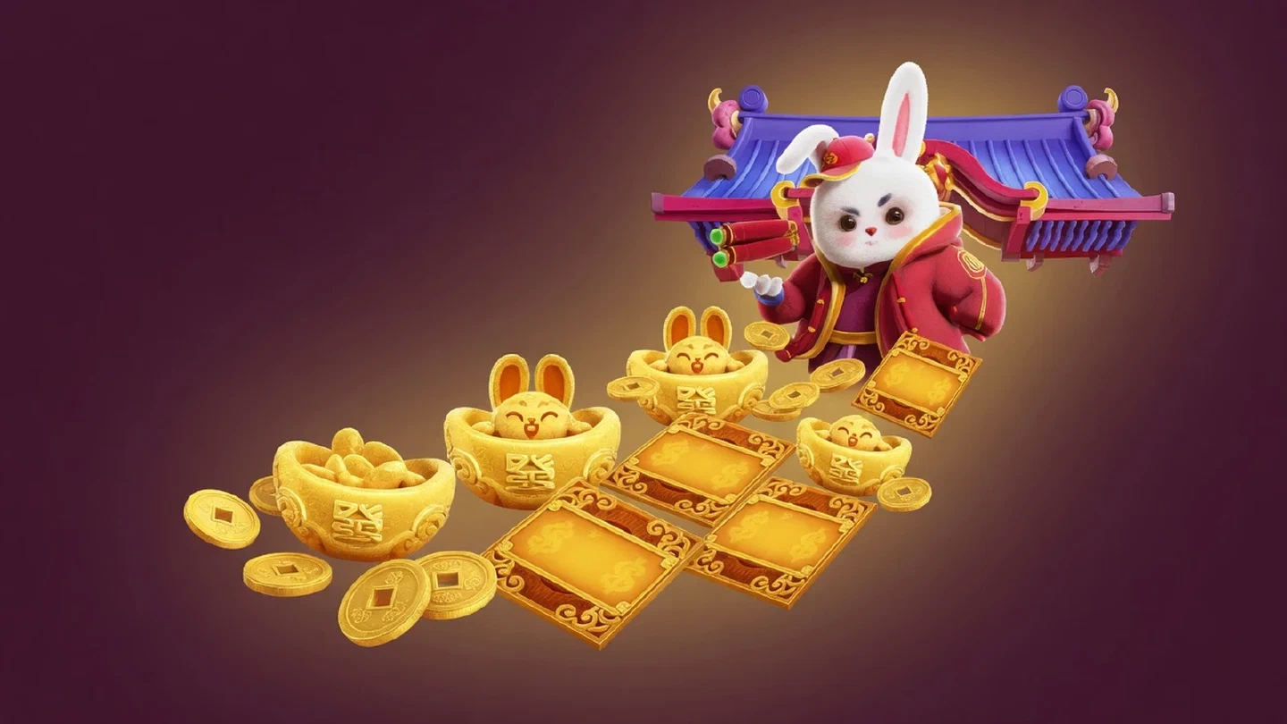 Gold Prize-inspired motifs and the Fortune Rabbit character
