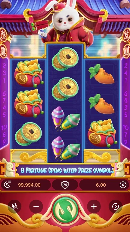 Fortune Rabbit demo reels with regular symbols